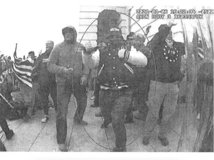 Brian Gundersen, 28, of State College, was convicted on charges of obstruction of an official proceeding and assaulting, resisting, or impeding law enforcement officers related to the Capitol Riots on Jan. 6.