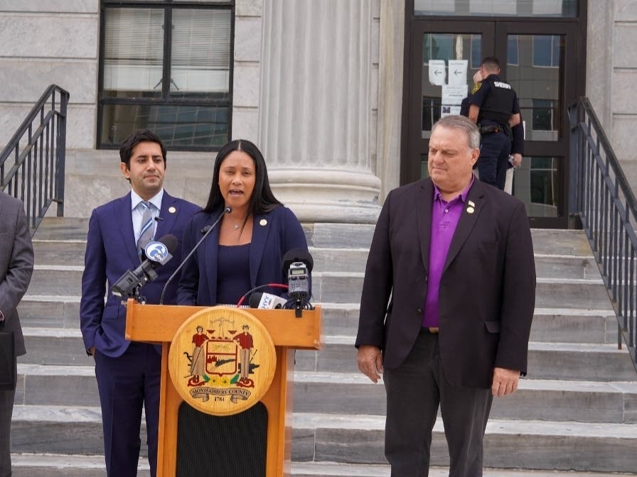 Montgomery County Commissioners Neil Makhija, Jamila Winder, and Tom DiBello announced a new $18 million behavioral crisis center this week.