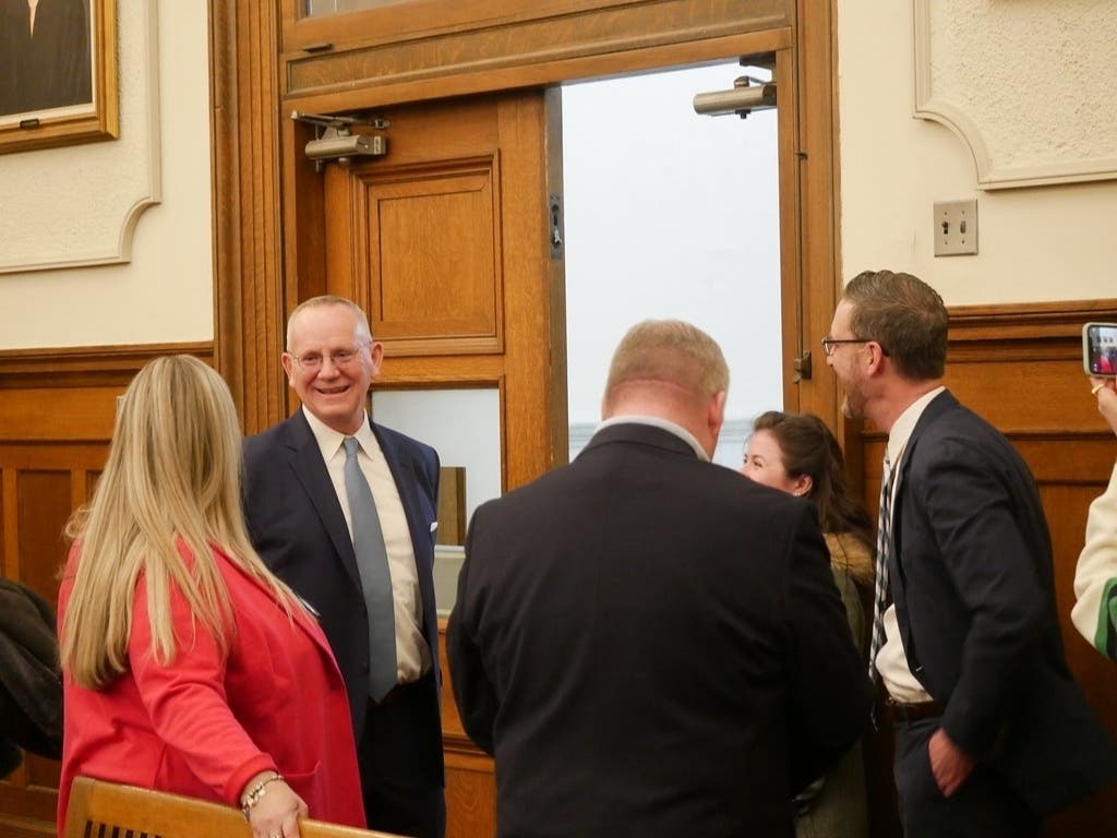 New Controller Robert R. Hart was sworn in after his nomination by Gov. Josh Shapiro and approval by the PA State Senate.