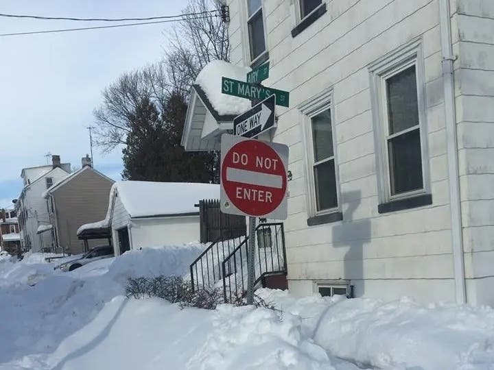 Phoenixville and the surrounding area were inundated with heavy snow on Sunday, leading to closures and cancelations, road blockages, delays, and more.