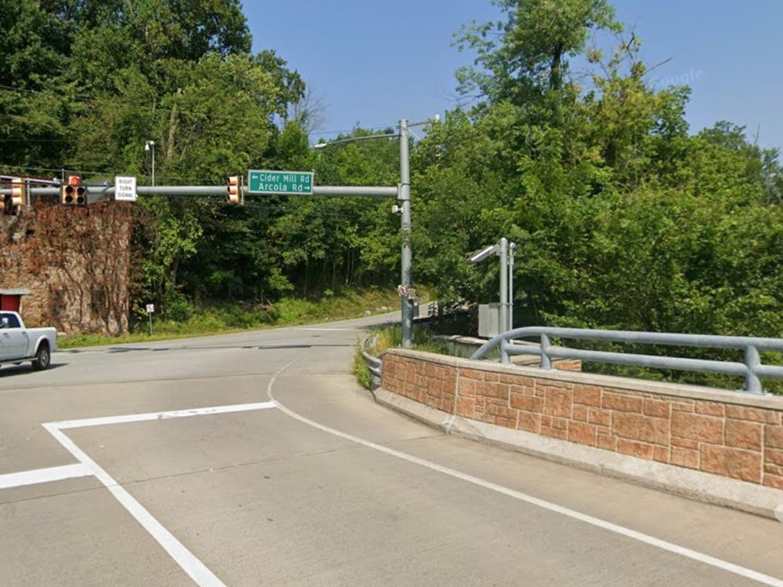The closure of Cider Mill Road in Upper Providence began Monday.