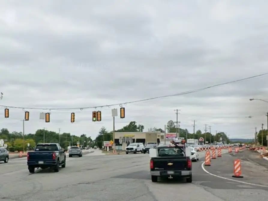 Major construction on Five Points Intersection in Montgomery Township has been declared complete.