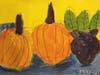 Tariffville School’s Brielle D’Amore-Chasse, Grade K, contributed a colorful painting entitled “Still Life.”