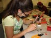 Ana Davis enrolled in a free Intro to Manufacturing summer course at Asnuntuck that was offered to high school students. She is seen here soldering. Students were able to explore all of the college’s advanced manufacturing programs. 