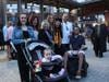 Melisa Luce and her family after her graduation at Dunkin Donuts Park.