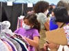 Checking out all of the tops.