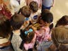 Nursery Students collecting donations to help other children