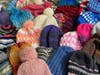 A Sampling of the hats donated to this year's Back to School Shop event. 