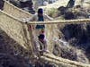 Over 700 people from the two villages on opposite sides of the gorge take part