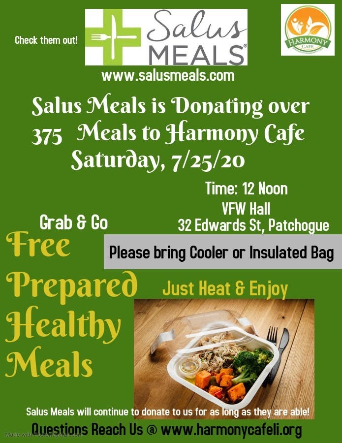 Jul 25 Grab & Go Free Meals Event Patchogue, NY Patch