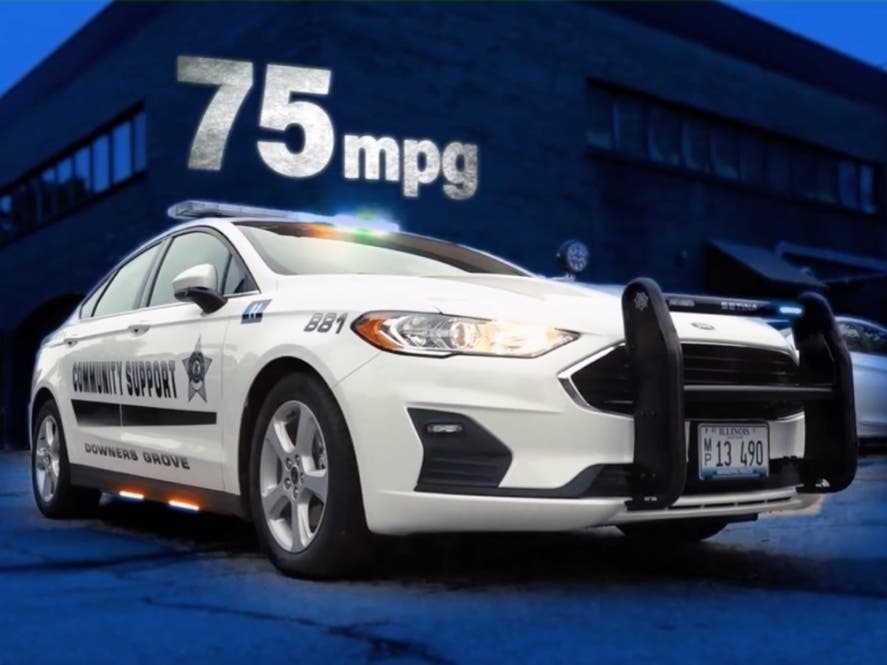 In 2019, the village began using its first plug-in electric hybrid vehicles. The vehicles, used by the Police Department's Community Support Officers, average 75 miles-per-gallon, replacing Ford Crown Victoria models that only averaged 14 miles.