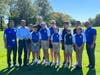 CHSD170 Athletic Director Nick Pezzuto, Rep. Anthony DeLuca, CHSD170 Supt. Tom Amadio, and coaches Elizabeth Tapajna and Ryan Kvasnicka are pictured with members of the CHMS Golf Team