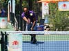 Jason George competes in the 2025 Emmys Pickleball Slam