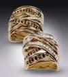 "Diamond Crossover Coil" by jeweler Mark Grosser