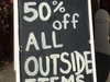 50% Off all Outside Items, lots of new items just added! #gallery2antiquesmarket #halfprice #50%off #vintageshop #northattleboroma #attleboro #foxboro