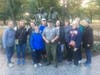 Anna Maria Fitzhugh Chapter, NSDAR members clean the Vietnam Memorial Wall