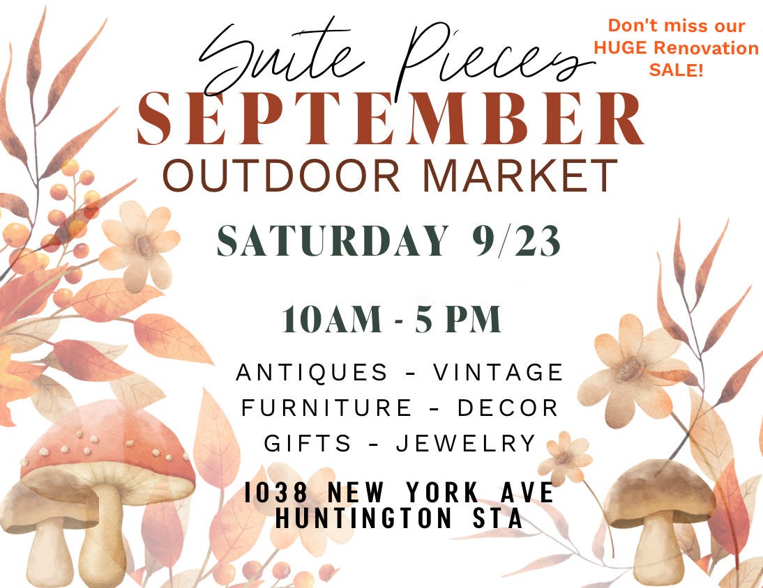 Sep 23 Outdoor Furniture & Vintage SALE Huntington, NY Patch