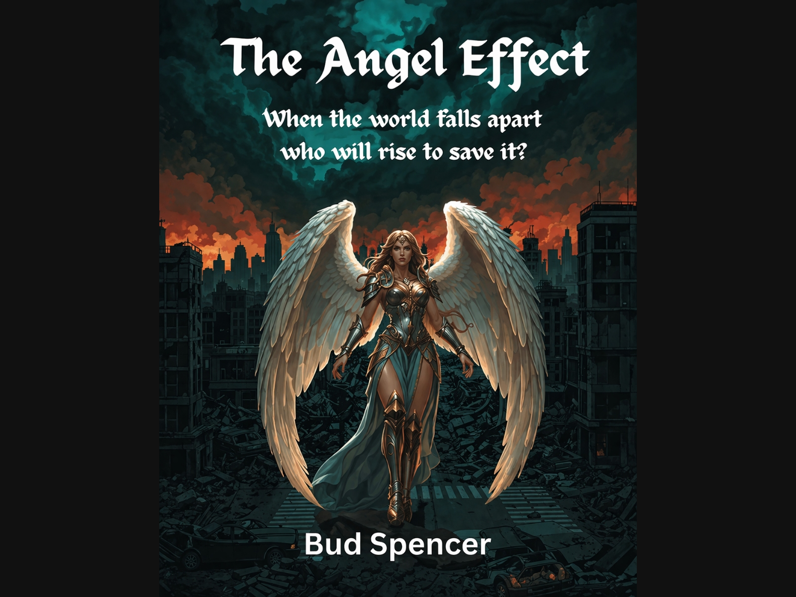 Cover of the new thriller, The Angel Effect.