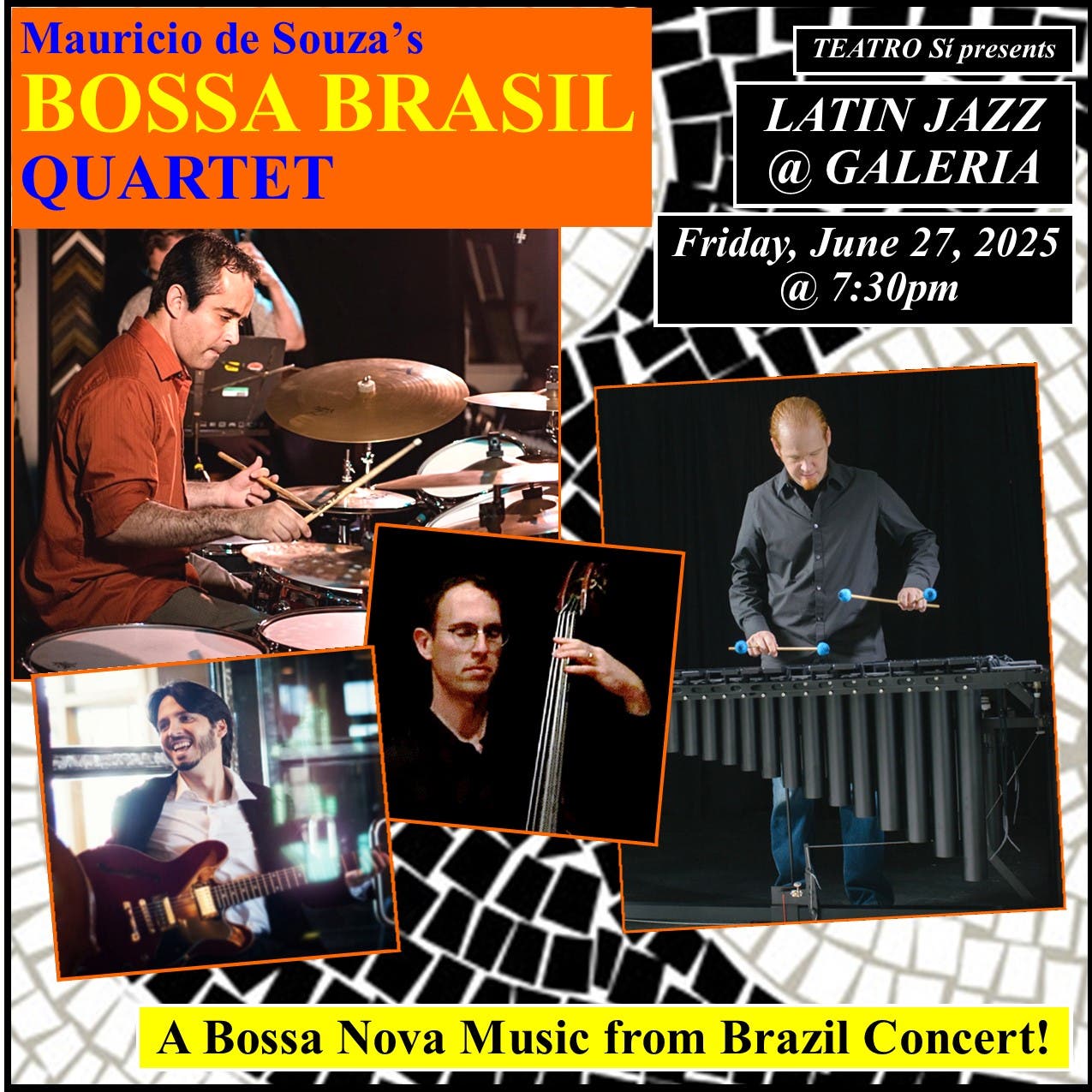 LATIN JAZZ @ GALERIA: A Classic Brazilian Bossa Nova music concert event!