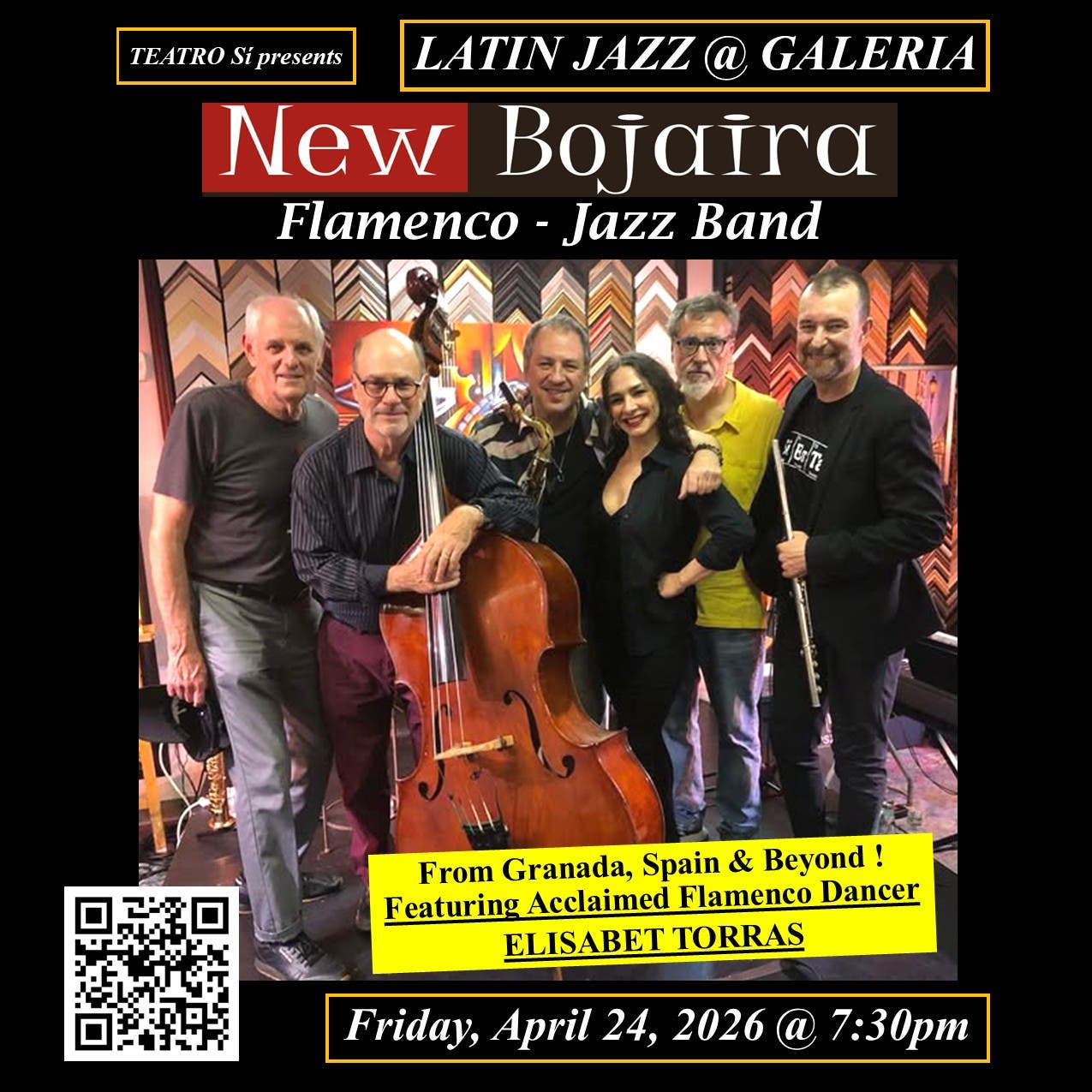 Latin Jazz @ Galeria: Flamenco / Jazz music & dance with the acclaimed New Bojaira Band