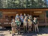 T1 scouts at Philmont — left to right:
Back row: Declan Mulcahy, Sr., Tom Shaw, John Connolly, Chris Herzog
Middle row:   Declan Mulcahy, Jr., JP Connolly, Rafe Dickens, Liam Shaw
Bottom row:  Mark Herzog, Gavin Mulchahy, Nick Spataro, Timmy Shaw, Wi
