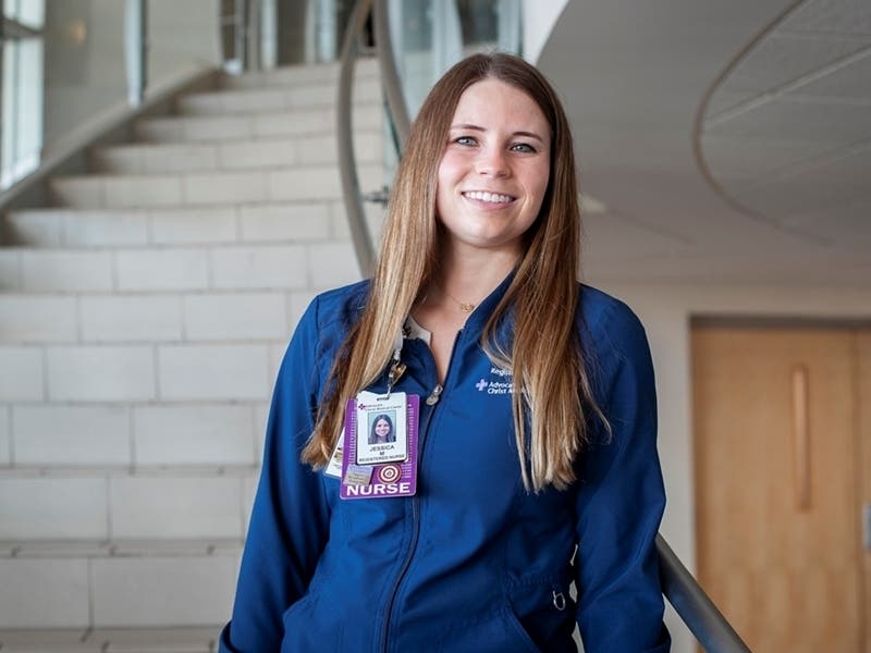 Jessica Marshall was recently named Advocate Aurora Nurse of the Year.