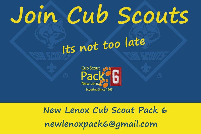 Join Cub Scouts Its Not Too Late New Lenox IL Patch