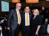 Metropolitan Family Services President and CEO Ric Estrada with Glenn and Gloria Mazade