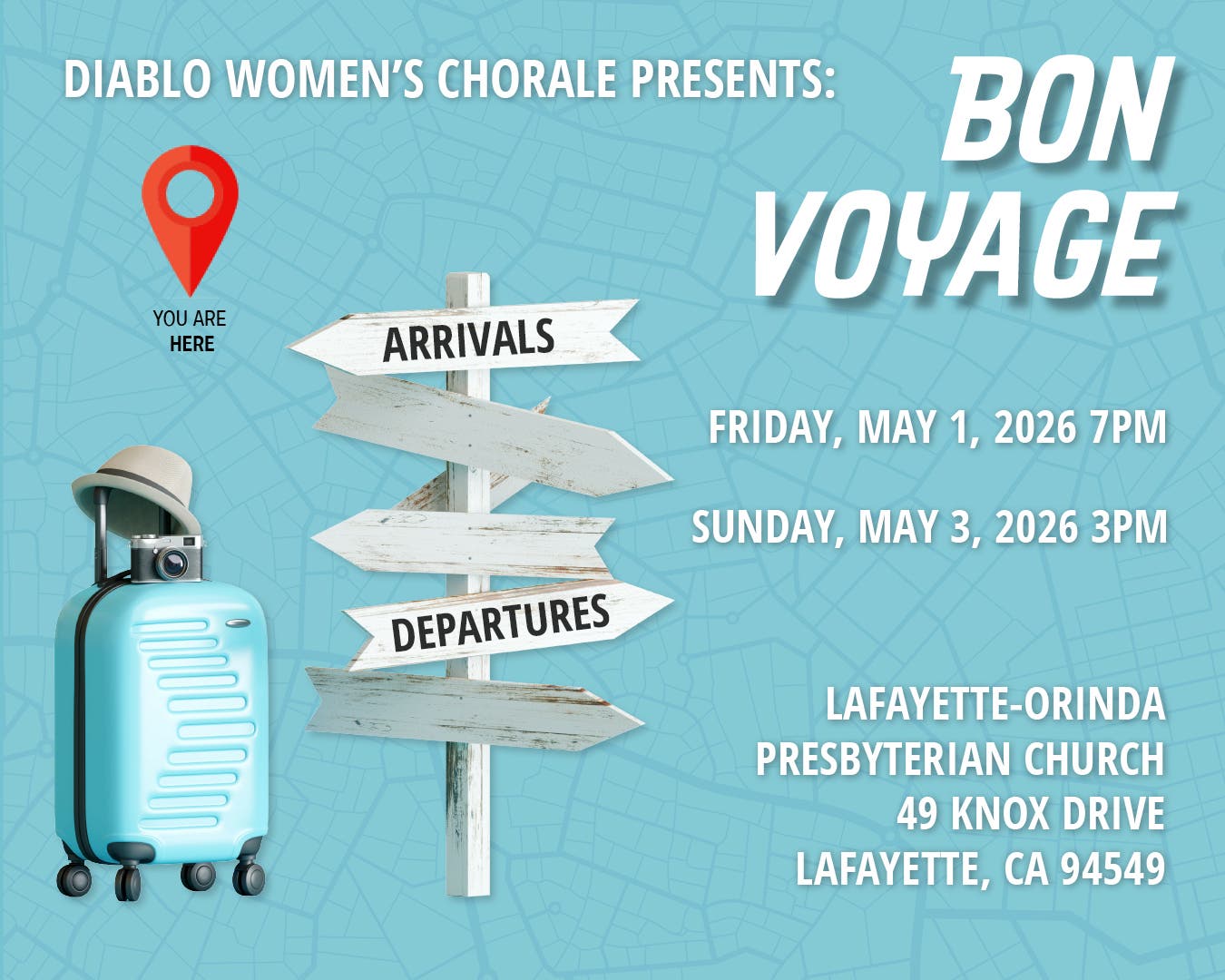 Diablo Women's Chorale Presents: Bon Voyage