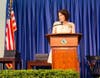 Head of School Clair Ward addressed the audience.