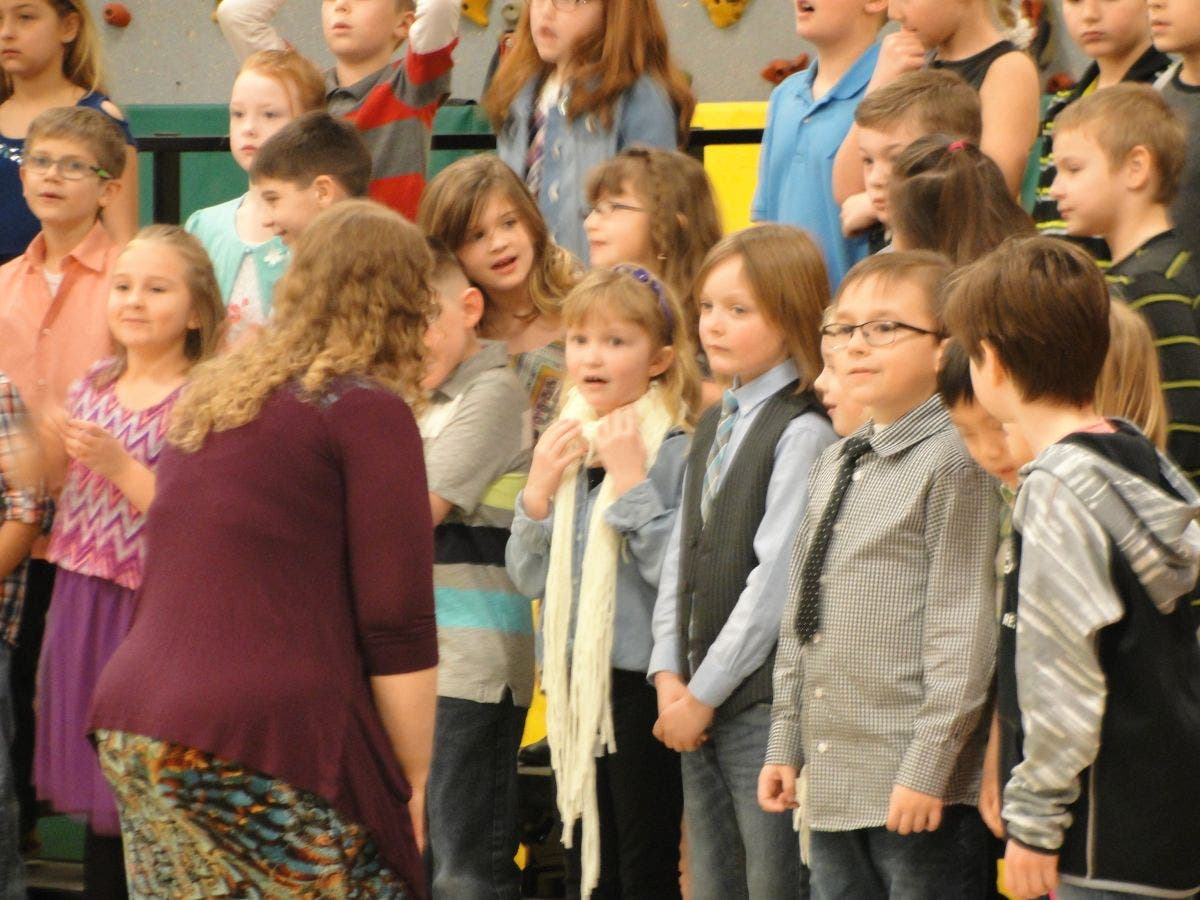 Goodings Grove 2nd graders proudly present It's a Musical World Homer
