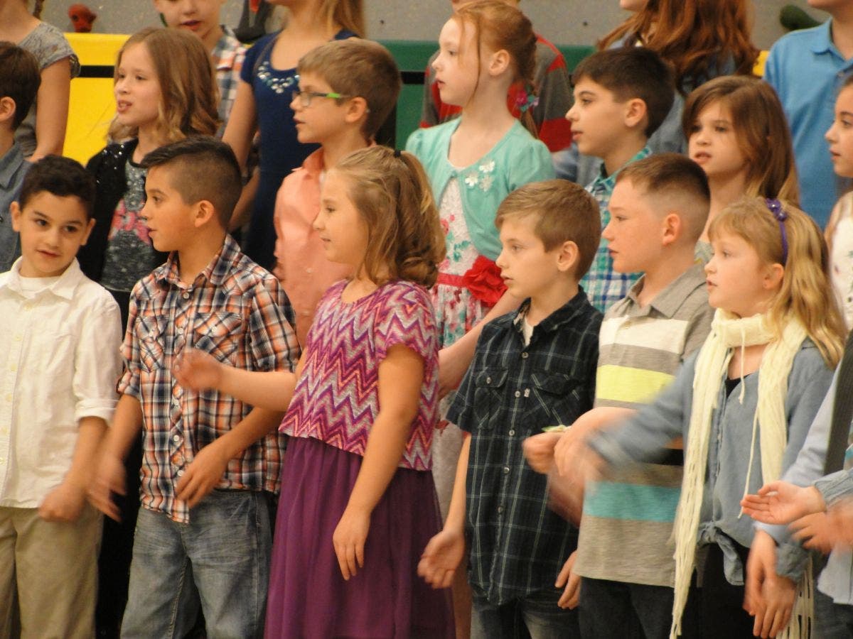 Goodings Grove 2nd graders proudly present It's a Musical World Homer