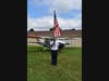 Granite Cadets practice proper U.S. Flag protocols.