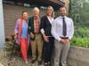 YMCA Gala Honorees (from L to R) Marti and Bruce Huber, Jennifer Lakefield, and David Hernandez.