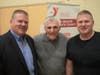 Annual Campaign Chairman Ted Nappi joins fellow board members Russ Azzarello and Robert Weiss at the kickoff event at the Old Bridge Family YMCA.