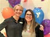 Y Chief Development Officer Pam Hearn and Stacy Vasta, association director of development, help launch the Annual Campaign for community support.