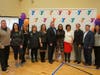 Y board members, campaign volunteers and staff kick off the Annual Campaign at the Old Bridge Family YMCA.