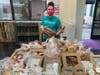 YMCA member Jennie Healy lends a hand with food distribution at the Freehold Borough YMCA Community Center.