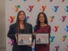 YMCA MLK essay winners Madelyn Sanchez-Berra and Anika Samir Ajgaonkar presented their award-winning essays at the Y’s 35th Dr. King memorial breakfast Jan. 12.