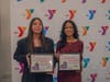 YMCA MLK essay winners Madelyn Sanchez-Berra and Anika Samir Ajgaonkar presented their award-winning essays at the Y’s 35th Dr. King memorial breakfast Jan. 12. 