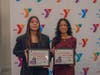 YMCA MLK essay winners Madelyn Sanchez-Berra and Anika Samir Ajgaonkar presented their award-winning essays at the Y’s 35th Dr. King memorial breakfast Jan. 12. 