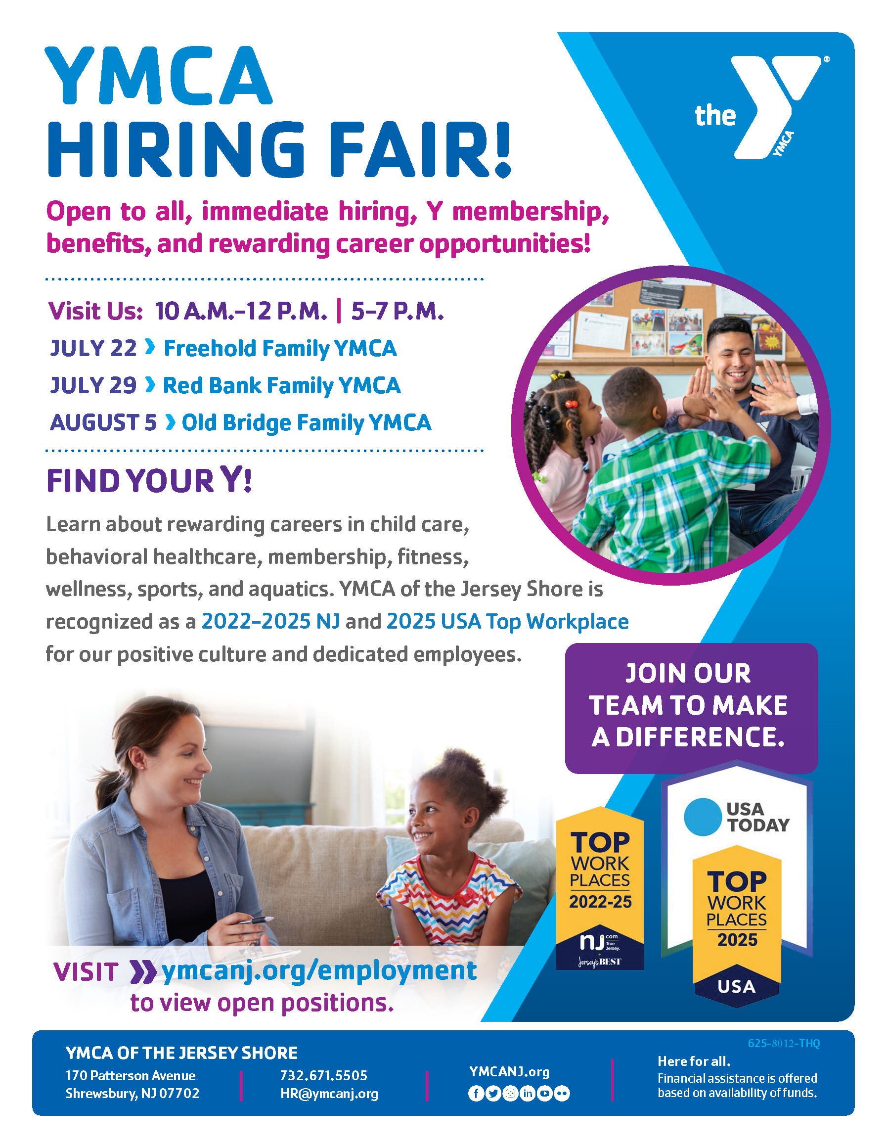 YMCA Hiring Fair - Old Bridge