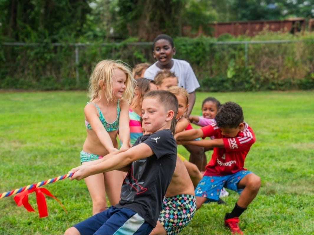 Children of all ages enjoy fun in the sun at the Red Bank Y day camp.