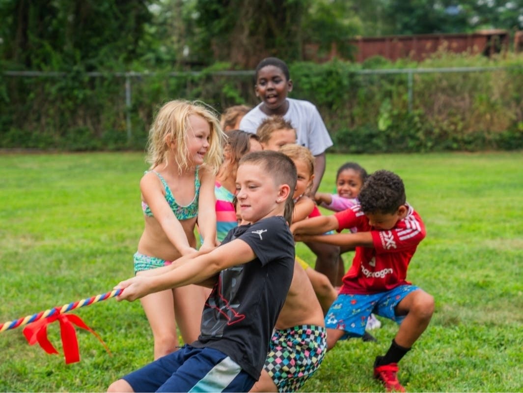 Children of all ages enjoy fun in the sun at the Red Bank Y day camp.