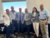 Y President and CEO Laurie Goganzer (far left) and Chief Volunteer Officer Michael A. Wright (far right) welcome new board members (L to R) Dave Manzo, Anthony Caputo, David Wickersham and Sara E. Osberger at the nonprofit’s Annual Retreat.