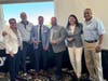 Y President and CEO Laurie Goganzer (far left) and Chief Volunteer Officer Michael A. Wright (far right) welcome new board members (L to R) Dave Manzo, Anthony Caputo, David Wickersham and Sara E. Osberger at the nonprofit’s Annual Retreat.