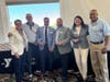 Y President and CEO Laurie Goganzer (far left) and Chief Volunteer Officer Michael A. Wright (far right) welcome new board members (L to R) Dave Manzo, Anthony Caputo, David Wickersham and Sara E. Osberger at the nonprofit’s Annual Retreat.