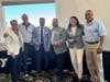 Y President and CEO Laurie Goganzer (far left) and Chief Volunteer Officer Michael A. Wright (far right) welcome new board members (L to R) Dave Manzo, Anthony Caputo, David Wickersham and Sara E. Osberger at the nonprofit’s Annual Retreat.