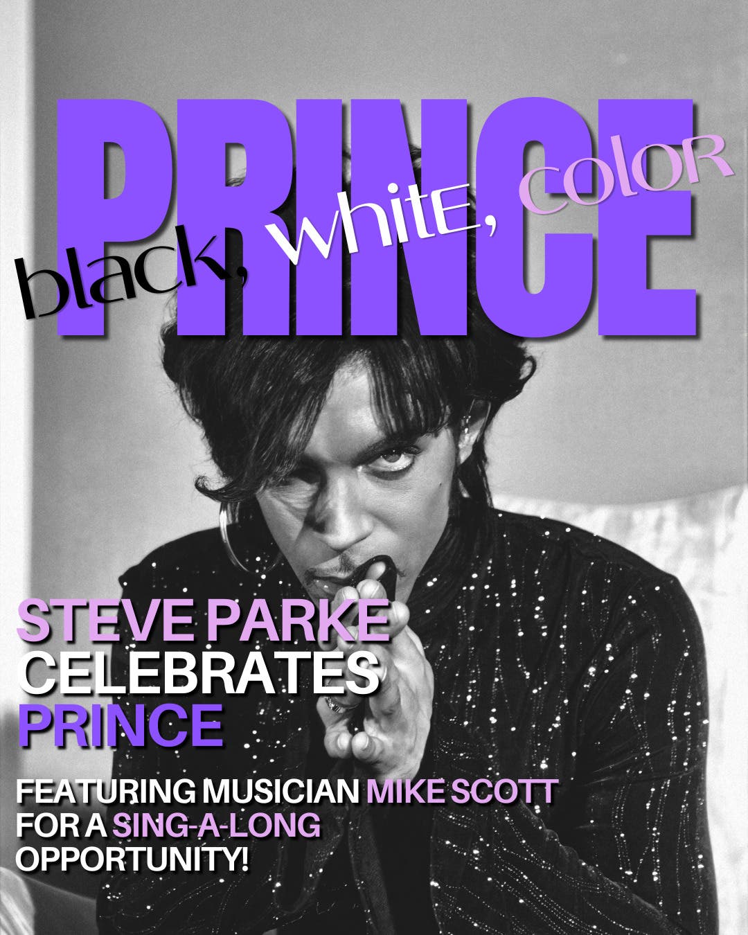 Steve Parke Celebrates PRINCE with Mike Scott
