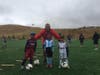 Doyle with Mustang kids